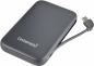 Preview: Intenso Powerbank mobile Ladestation S 10000 mAh PD Typ C USB OUT integriertes Kabel grau