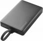 Preview: Intenso Powerbank MC 10000 mAh magnetische Fixierung PD Typ C USB OUT integriertes Kabel schwarz