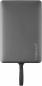 Preview: Intenso Powerbank MC 10000 mAh magnetische Fixierung PD Typ C USB OUT integriertes Kabel schwarz