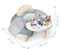 Preview: Smoby Spielzeug Little Smoby Cosy Babysitz mit Activity-Tisch 3in1 7600140103