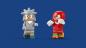 Preview: LEGO® Sonic Silvers Auto vs. Knuckles' Monstertruck 378 Teile 77118