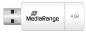 Preview: Mediarange USB Stick 4GB Speicherstick Color Edition rot