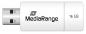 Preview: Mediarange USB Stick 16GB Speicherstick Color Edition gelb