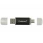 Preview: Intenso USB Stick 64GB Speicherstick Twist Line USB 3.2 Gen. 1x1 USB-A / USB-C