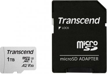 Transcend Micro SDXC Karte 1TB Speicherkarte 300S UHS-I U3 4K A2 V30 Class 10
