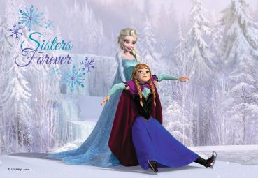 2 x 24 Teile Ravensburger Kinder Puzzle Disney Frozen Schwestern für immer 09115