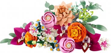 LEGO® Botanicals Schöner Rosafarbener Blumenstrauß 749 Teile 10342