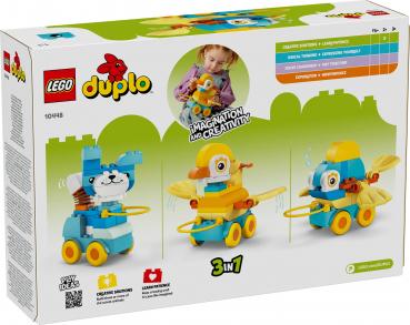 LEGO® DUPLO® Tiere auf Rädern 3-in-1-Set 58 Teile 10448