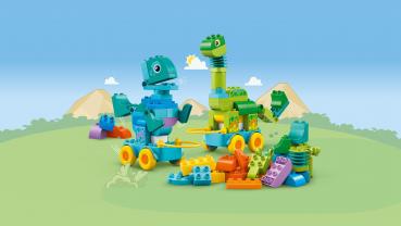 LEGO® DUPLO® Dinos auf Rädern 3-in-1-Set 108 Teile 10451