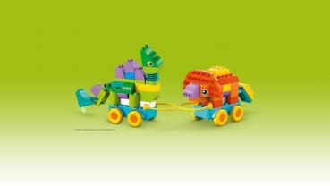 LEGO® DUPLO® Dinos auf Rädern 3-in-1-Set 108 Teile 10451