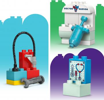 LEGO® DUPLO® McQueens Besuch in Docs Werkstatt 35 Teile 10456