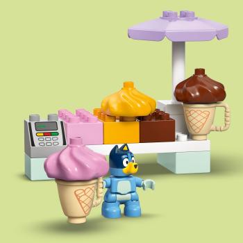 LEGO® DUPLO® Bluey Ausflug zur Eisdiele mit Bluey 22 Teile 10458