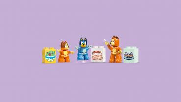 LEGO® DUPLO® Bluey Blueys Familienhaus mit Memory-Spiel 83 Teile 10459