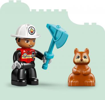 LEGO® DUPLO® Löschauto mit Schlauch und Feuerwehrmann 28 Teile 10473
