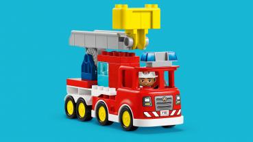 LEGO® DUPLO® Löschauto mit Schlauch und Feuerwehrmann 28 Teile 10473