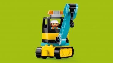 LEGO® DUPLO® Baustelle mit Baufahrzeugen - 3-in-1-Set 84 Teile 10476