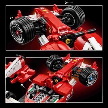 LEGO® Icons Ferrari F2004 und Michael Schumacher 735 Teile 11375