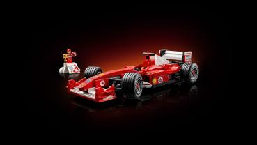 Preview: LEGO® Icons Ferrari F2004 und Michael Schumacher 735 Teile 11375