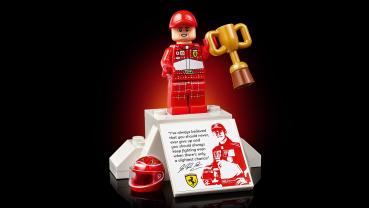 LEGO® Icons Ferrari F2004 und Michael Schumacher 735 Teile 11375