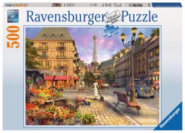 500 Teile Ravensburger Puzzle Spaziergang durch Paris 14683