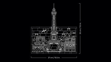 LEGO® Architecture Paris - Stadt der Liebe 958 Teile 21064