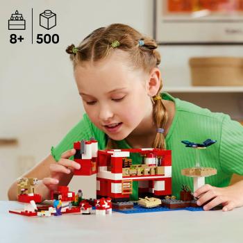 LEGO® Minecraft™ Das Pilzkuh-Haus 500 Teile 21270