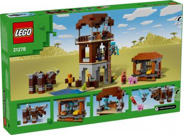 LEGO® Minecraft™ Ein Verwüster am Plünderer-Außenposten 665 Teile 21278