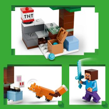 LEGO® Minecraft™ Steves Abenteuer in der Taiga 79 Teile 21583