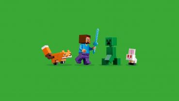 LEGO® Minecraft™ Steves Abenteuer in der Taiga 79 Teile 21583