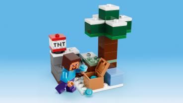 LEGO® Minecraft™ Steves Abenteuer in der Taiga 79 Teile 21583