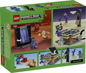 Preview: LEGO® Minecraft™ Reise durch Nether und Endportal 192 Teile 21584