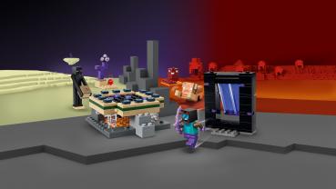 Preview: LEGO® Minecraft™ Reise durch Nether und Endportal 192 Teile 21584