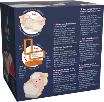 Haba Bau- und Entdeckersteine My 1st Block World Schafweide Walli2014557001