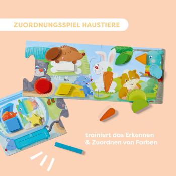 Haba Kinder Puzzle Zuordnungsspiel Haustiere 2013991001