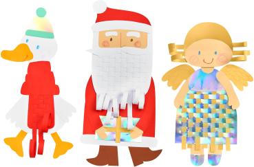 Preview: Haba Bastelset Bastelset Papier-Flechten Weihnachten 2013211