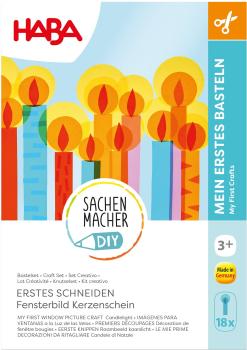 Preview: Haba Bastelset Bastelset Erstes Schneiden Fensterbild Kerzenschein 2013234