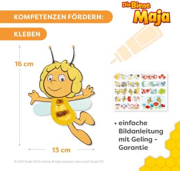 Preview: Haba Bastelset Sachenmacher Erstes Kleben Die Biene Maja Fensterbild 8 Stück 2014538