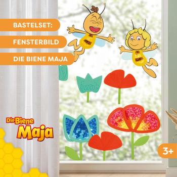 Preview: Haba Bastelset Sachenmacher Erstes Kleben Die Biene Maja Fensterbild 8 Stück 2014538