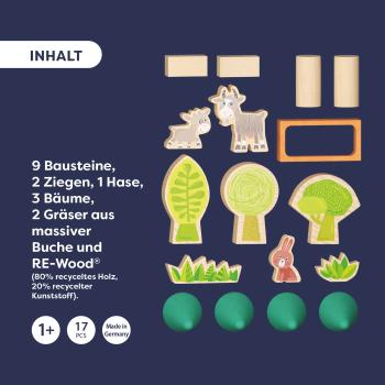 Preview: Haba Bau- und Entdeckersteine My 1st Block World Wald und Wiese2014555001