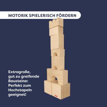 Preview: Haba Bau- und Entdeckersteine My 1st Block World extra viele Bausteine, 62 Steine 2014490001