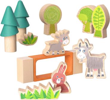 Preview: Haba Bau- und Entdeckersteine My 1st Block World Wald und Wiese2014555001