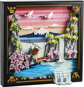 Preview: LEGO® ART Japanische Kirschblütenlandschaft 1892 Teile 31218