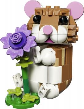 Preview: LEGO® Creator Niedlicher Hamster mit Blume 166 Teile 31376