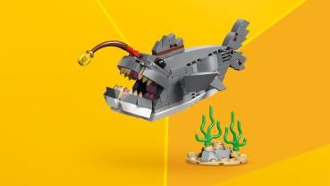 LEGO® Creator Wilder Hai mit Schatztruhe 379 Teile 31381