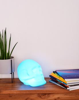 Bigben Bluetooth portabler Lautsprecher Lumin´Us Skull Totenkopf AU368543