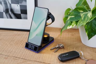Thomson 4-in-1 Wecker, Ladestation, Nachtlicht CL750IS Android schwarz TH387926