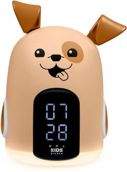 Bigben Kids Wecker und Nachtlicht HELLO Dog Hund dimmbares Display AU388152