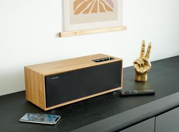 Thomson Bluetooth Regallautsprecher Cosy Range WS702 Holz braun TH388176