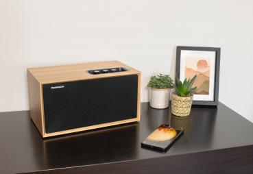 Thomson Bluetooth Regallautsprecher Cosy Range WS502 Holz braun TH388381