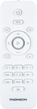 Thomson Bluetooth Kompaktanlage Induktion MIC301IDABBT USB DAB+ Radio AUX-IN weiß braun TH388688